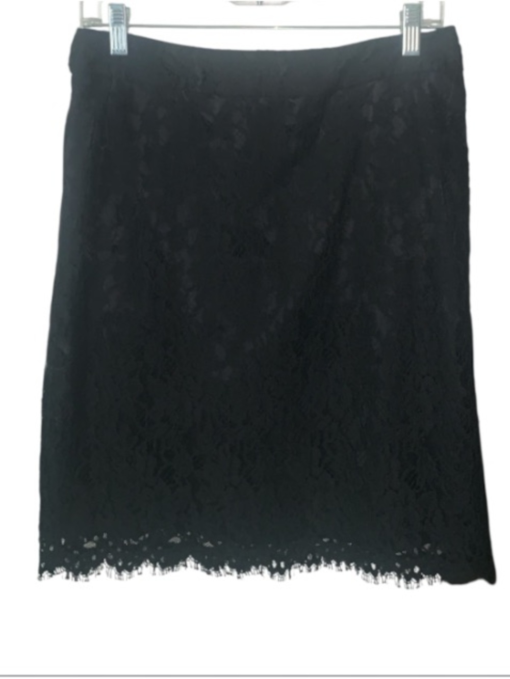 Banana Republic Black Lace Pencil Skirt